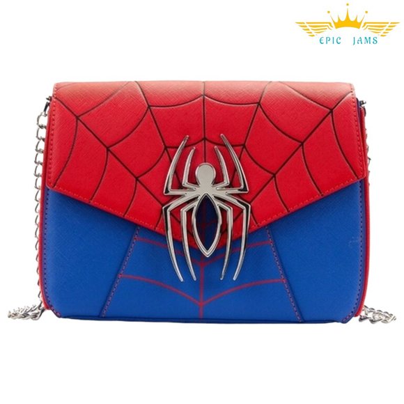 Loungefly Handbags - Loungefly Marvel Spider Man Color-Block Crossbody Bag
